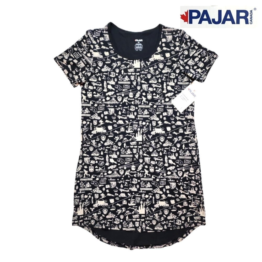 PAJAR Short-Sleeve Dress Tunic Sleepwear T-Shirt Medium